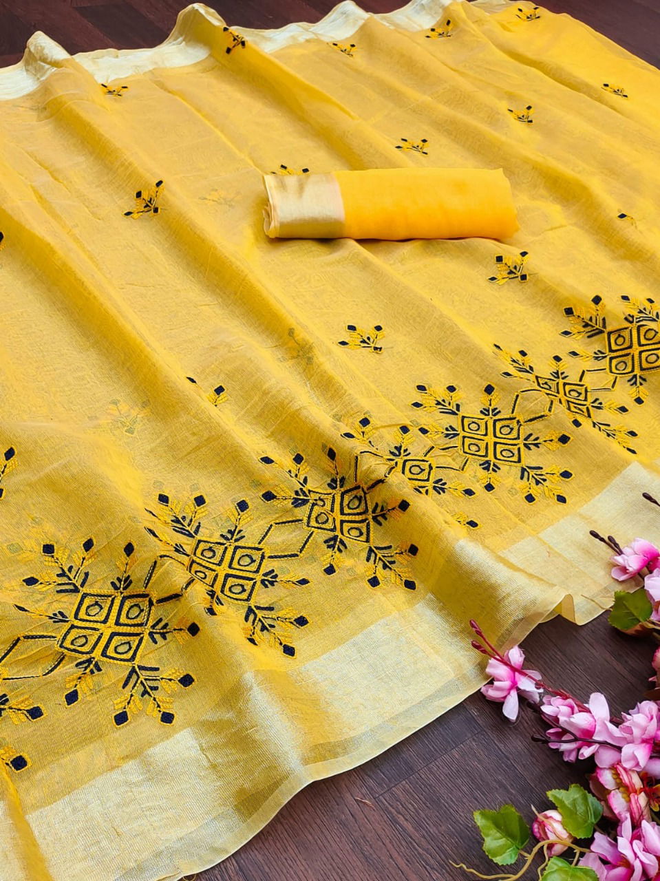 Shrishti 17 Designer Linen Cotton Fancy Wear Saree Collection